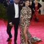 Kim Kardashian in Givenchy floral gown bizarrely teamed with matching gloves and heels at Met Ball 2013