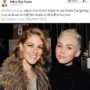 Miley Cyrus issues a public ultimatum to father Billy Ray with a picture of unknown woman
