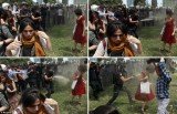 Ceyda Sungar, woman in red who becomes symbol of Turkish protests being doused with pepper spray, is an academic in city planning at Istanbul Technical University