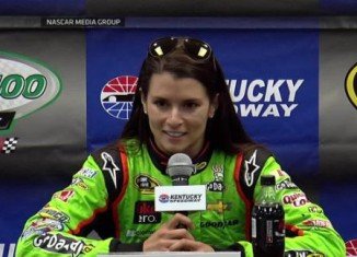 Danica Patrick says she doesn't care that Kyle Petty thinks she's better at getting attention than driving