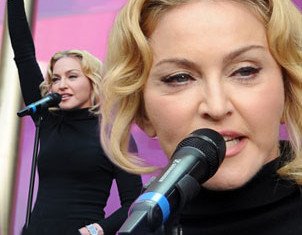 Madonna swollen face at Sound Of Change 2013 concert