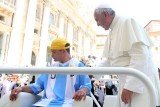 Pope Francis offered Down Syndrome teenage Alberto di Tullio a very rare privilege during his general audience