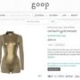 Cynthia Rowley golden wetsuit goes on sale on Gwyneth Paltrow’s website Goop