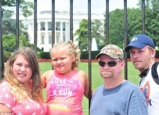 Honey Boo Boo and her family travelled to Washington D.C. as they cross the country on a promotional tour for their new book