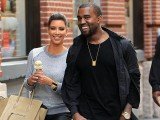 Kim Kardashian and Kanye West apparently took a step towards independence on July Fourth by toting their baby daughter North to a fun family party