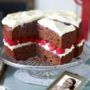 Recipe: Raspberry red velvet cake