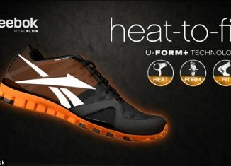 Reebok has brought out the new U-form Plus trainer designed to shrink-to-fit using heat from your hairdryer