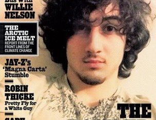 Rolling Stone magazine cover featuring Boston bomb suspect Dzhokhar Tsarnaev has caused outrage online