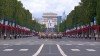 The July 14 celebrations, marking the start of the French Revolution in 1789, traditionally include an annual military parade on the Champs Elysees in Paris