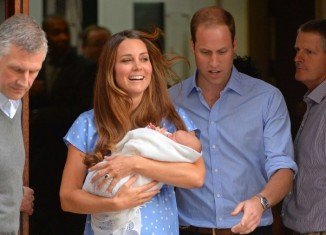 The royal baby left hospital with his parents, who revealed they had not yet chosen him a name