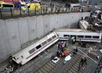The train driver in last week's crash in Spain was talking on the phone when it derailed