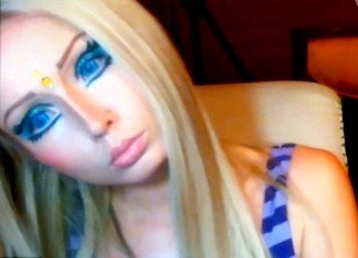 Valeria Lukyanova has sparked international controversy by turning herself into a human doll using plastic surgery and thick layers of dramatic make-u