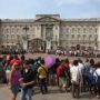 Royal baby: Thousands of well-wishers gather outside Buckingham Palace