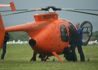 With five days to go until Kate Middleton is due to give birth to their first child, Prince William has borrowed a helicopter once used to circumnavigate the globe in record time