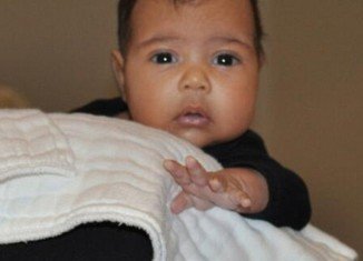 Kanye West has finally revealed the first picture of his and Kim Kardashian’s baby daughter North West on matriarch Kris Jenner’s show