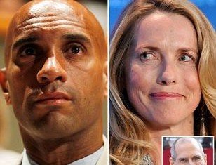 Laurene Powell Jobs is said to have bonded with former Washington DC mayor Adrian Fenty over a shared passion for school reform