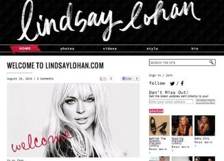 Lindsay Lohan is trying to make a comeback after 90 days in rehab by launching a new website