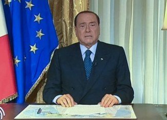 Silvio Berlusconi has broadcast an angry video message after his jail sentence for tax fraud