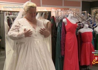 The redneck “replica” of Kate Middleton's royal wedding dress didn't exactly fit as June Shannon hoped