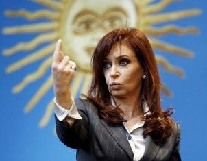 Argentina’s President Cristina Fernandez de Kirchner has criticized her country's elite for trying to create a negative image of her government