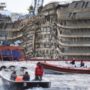 Costa Concordia cruise ship set upright