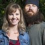 Jase and Missy Robertson attend Ouachita Christian game