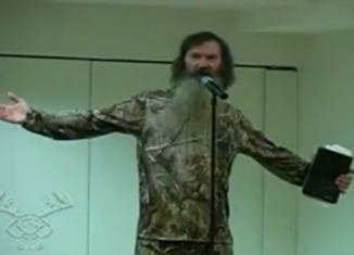 The Duck Commander Sunday is a yearly tradition where the entire Robertson family preaches to the congregation in full camo