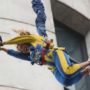 Beyonce freefalls from Auckland’s Sky Tower in New Zealand