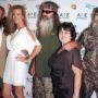 Willie, Korie, Miss Kay and Si Robertson at Arvest Ballpark in Springdale