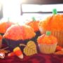 Halloween Recipe: Glittery Pumpkin Cupcake