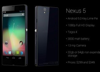 Made by LG, Google's Nexus 5 is smaller, slimmer and lighter than the Nexus 4 but its 4.96 in touchscreen is bigger