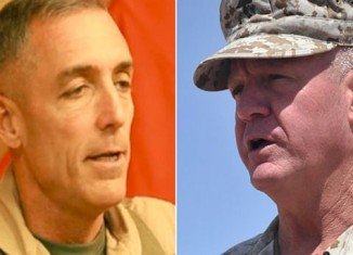 Maj. Gen. Charles Gurganus and Maj. Gen. Gregg A. Sturdevant did not take adequate force protection measures to stop a Taliban assault in 2012