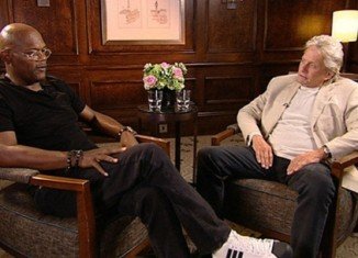 Michael Douglas spoke to fellow thespian Samuel L. Jackson about how he felt when he found out he had the disease on Thursday's This Morning show