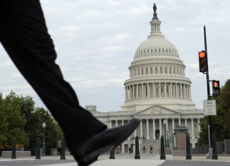 The US government closed non-essential operations on Tuesday after Congress failed to agree a new budget