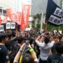 Hong Kong TV protest draw thousands of people