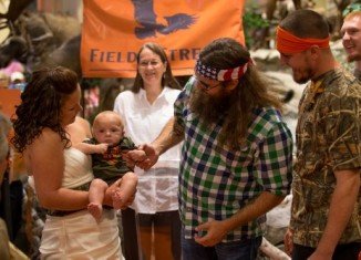 Two months ago, Willie Robertson surprised a couple at Field & Stream wedding in Pennsylvania
