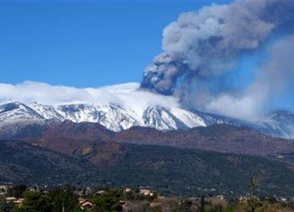 Etna is Europe’s most active volcano erupting occasionally