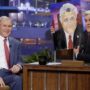 George W. Bush presents his paintings on The Tonight Show with Jay Leno