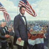 President Abraham Lincoln gave his speech more than four months after the Battle of Gettysburg, when Union troops beat the Confederacy