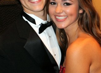 Sadie Robertson was part of her Louisiana high school's homecoming court this fall along with her older brother John Luke