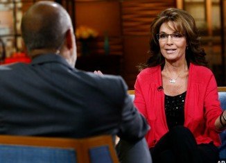 Sarah Palin stopped by the Today show on Monday, where she promptly got into with host Matt Lauer about healthcare