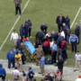 Gary Kubiak collapses on field at halftime at Reliant Stadium