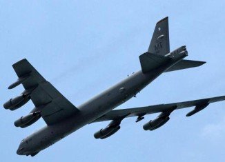 Two US B-52 bombers flew over disputed islands in the East China Sea in defiance of new China’s air defense rules