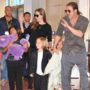 Angelina Jolie, Brad Pitt and kids go Christmas shopping at Target Australia