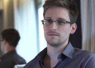 Edward Snowden was interviewed in Russia, where he was granted temporary asylum