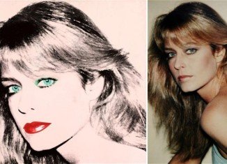 Farrah Fawcett portrait is one of a pair created by Andy Warhol in 1980