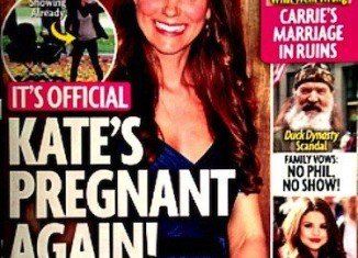 Kate Middleton is not pregnant with baby No 2, despite tabloid reports suggesting that another royal child is on the way in 2014