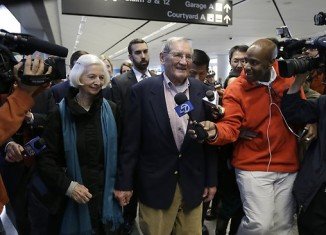 Merrill Newman has arrived in San Francisco after being released by North Korea