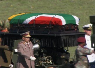 Nelson Mandela's state funeral is taking place in his ancestral home in Qunu, ending a week of commemorations for South Africa's first black president