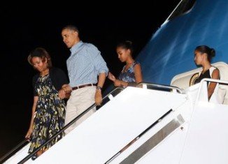President Barack Obama and his family opened their annual Hawaii vacation